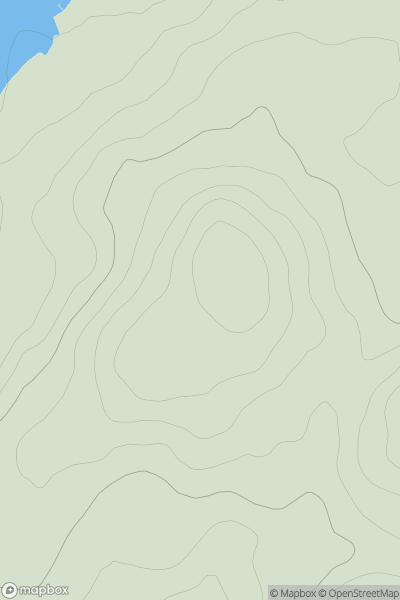 Thumbnail image for Tan Hill [The Glenkens to Annandale] showing contour plot for surrounding peak